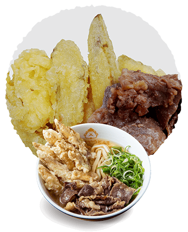 肉ごぼううどん